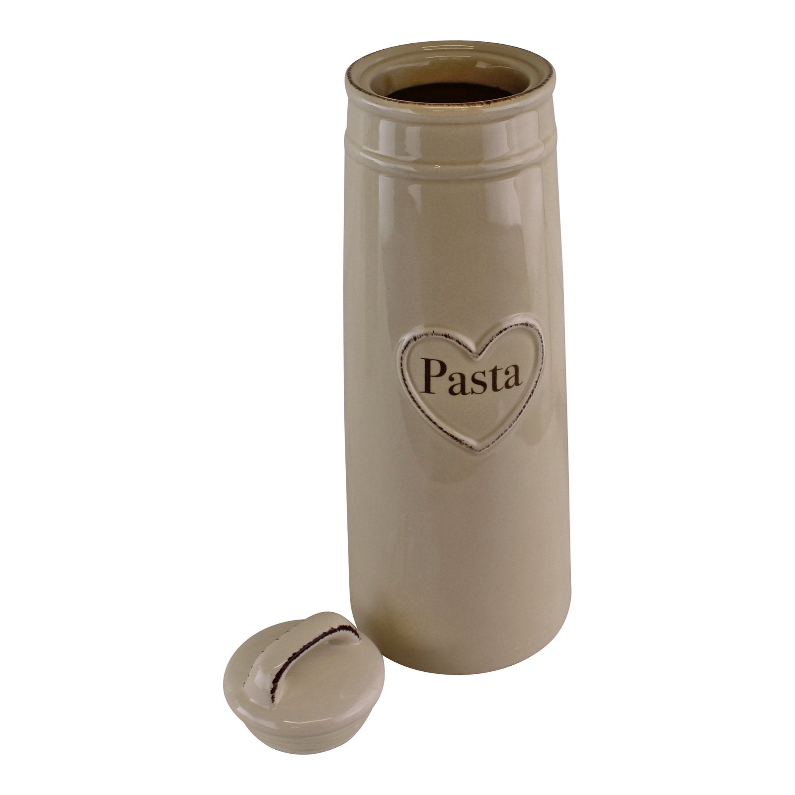 Heart Range Ceramic Pasta Jar