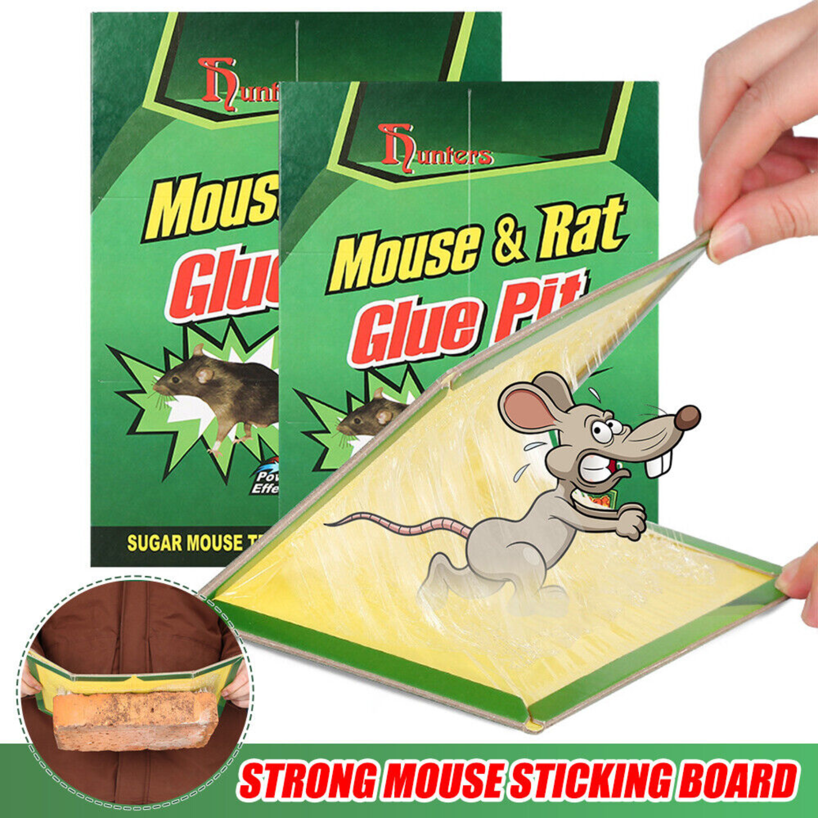 22PC sticky mouse board strong mouse sticker Mouse Trap GlueFfor